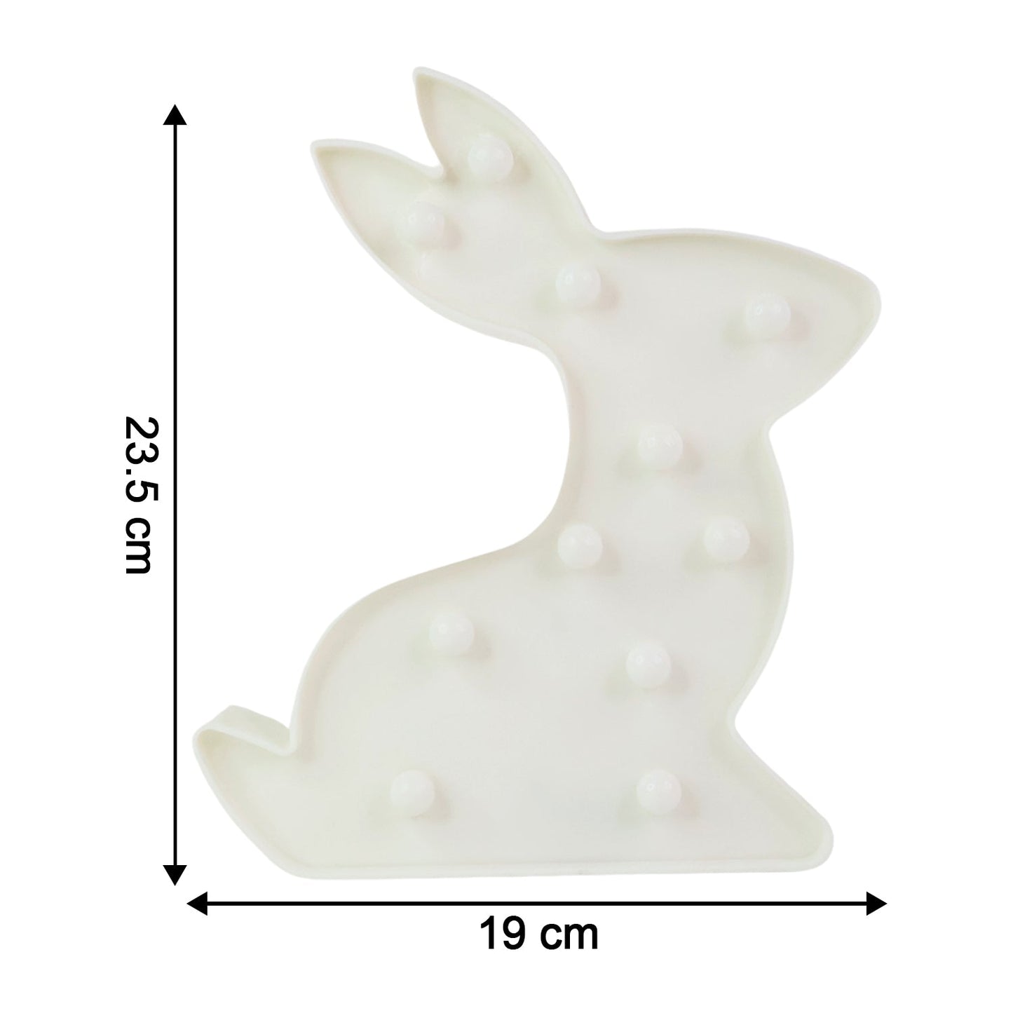 Rabbit Shaped LED Decorative Night Light (1 Pc)