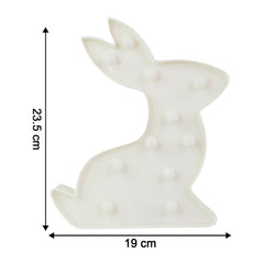 Rabbit Shaped LED Decorative Night Light (1 Pc)