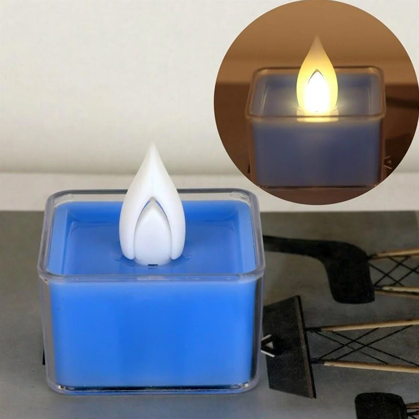 Set of 24 Multi-Color LED Tealight Candles