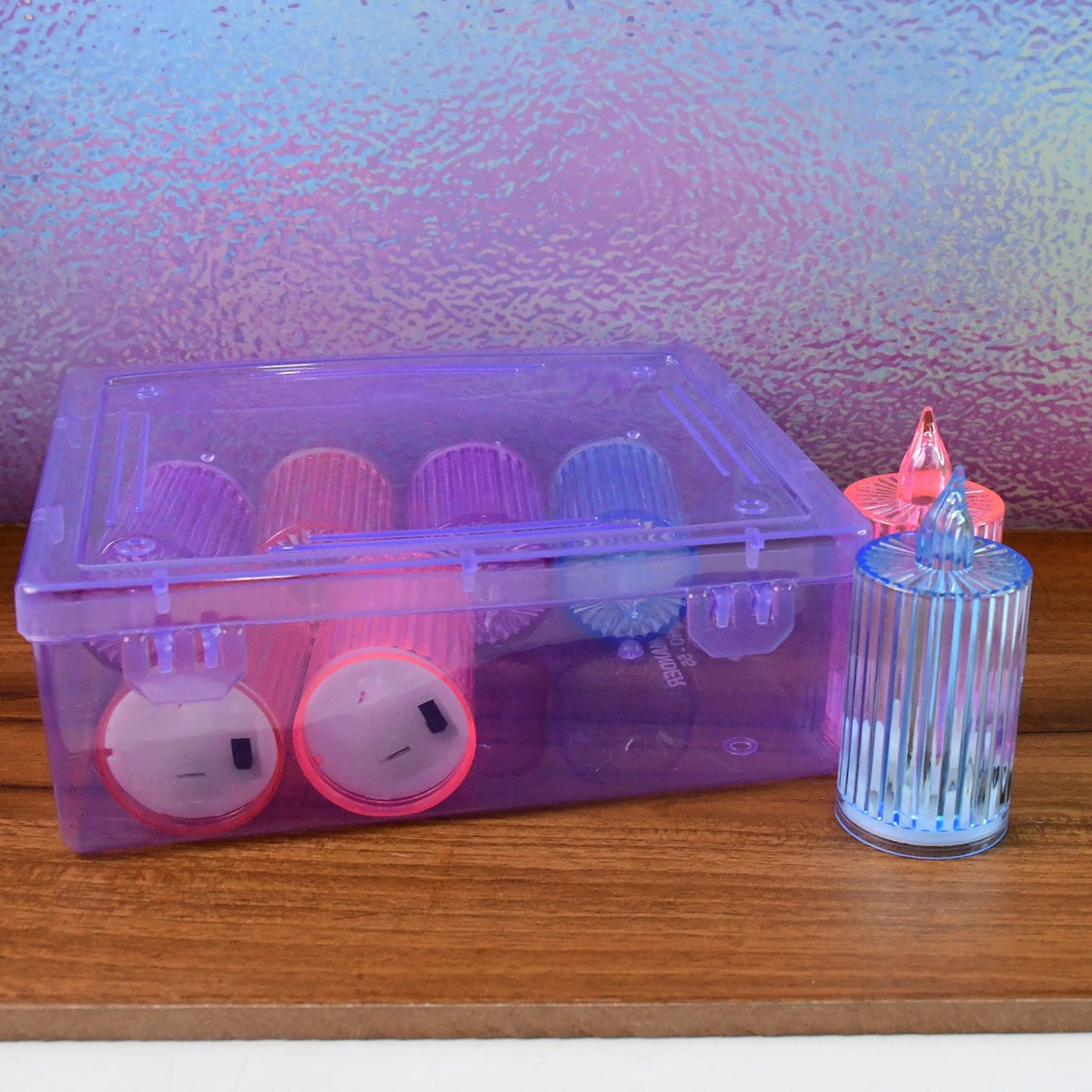 Decorative Flameless Electronic LED Candle Light Set (8 Pc)