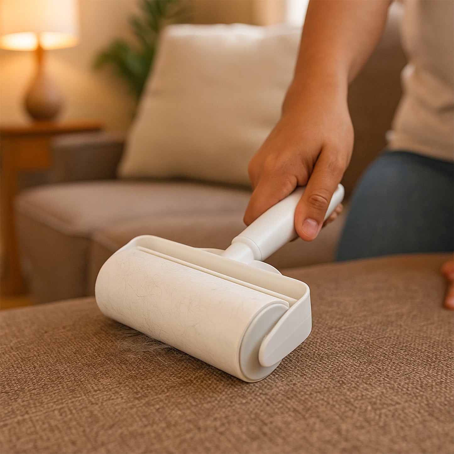 Reusable Pet Hair & Lint Remover Roller - (1 Pc / 23 × 17 cm)