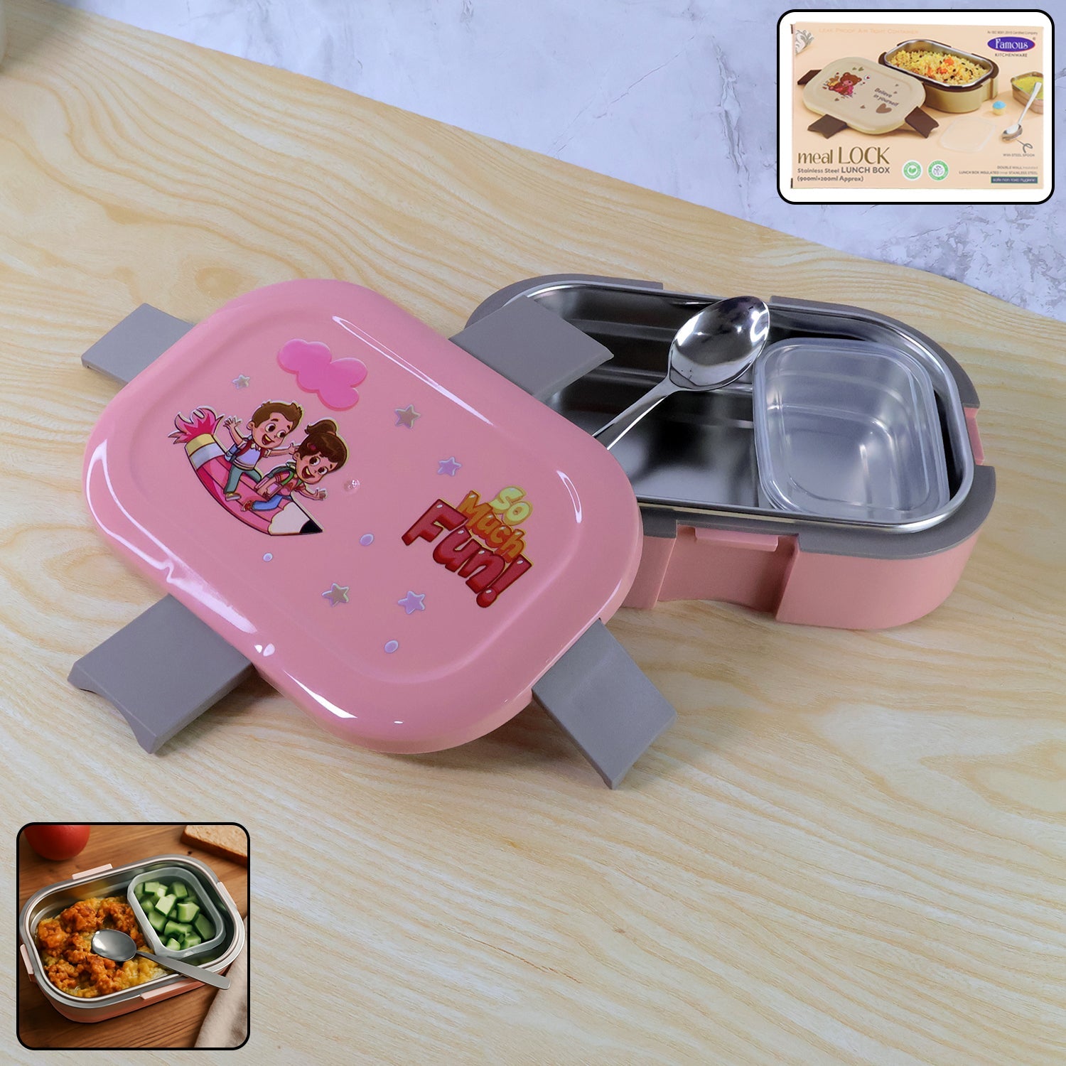 SafeServe Kids Lunch Box