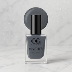 Beauty Stone Grey Matte Nail Lacquer
