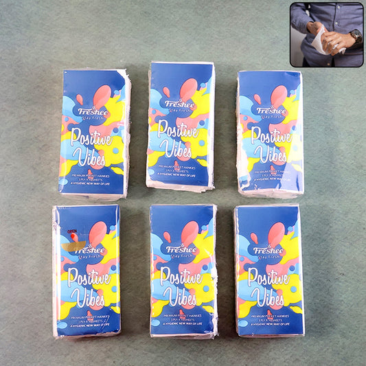 Premium 6-in-1 Soft Pocket Tissue Pack (60 Sheet)