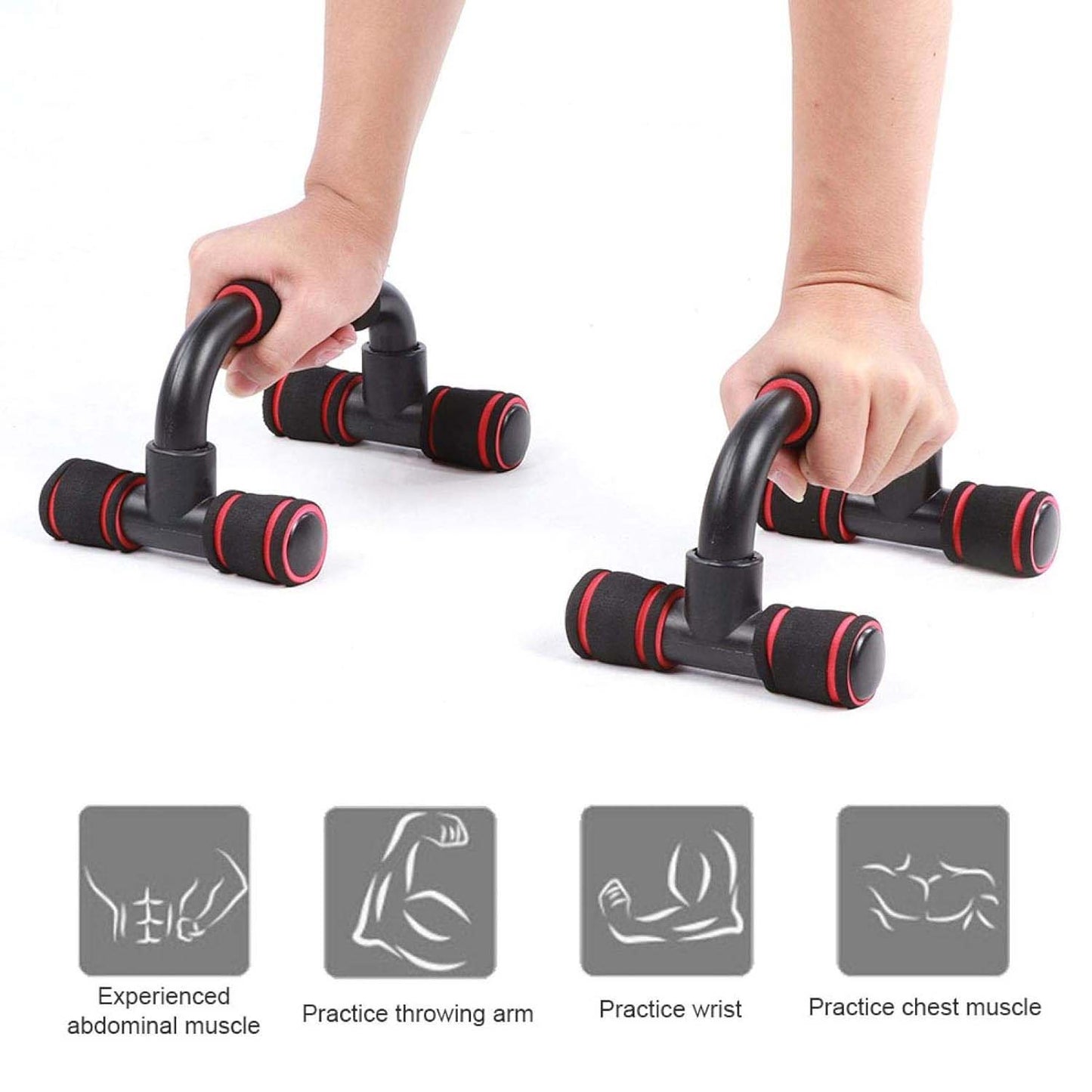 Heavy-Duty Push-Up Bars Stand for Home Workout