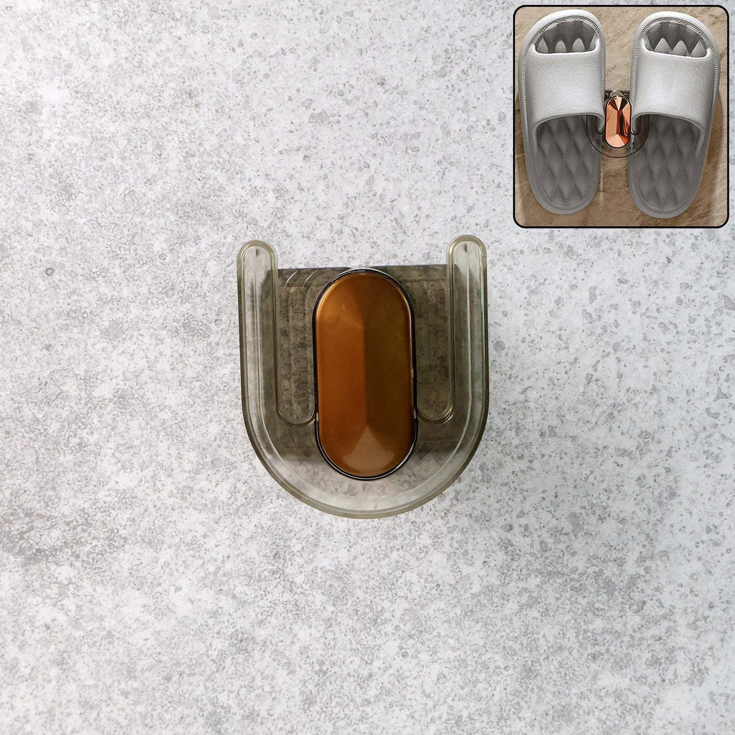 Self-Adhesive Wall Mount Slipper Holder (1 Pc)