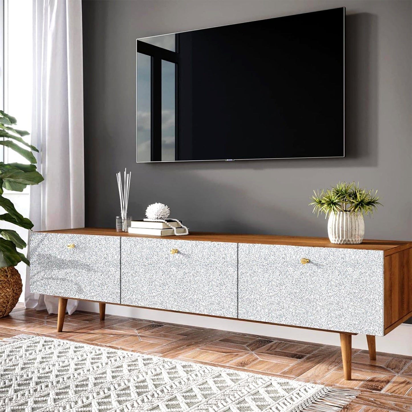 Self-Adhesive Vinyl Wallpaper Roll 45cm x 10m (1 Pc)