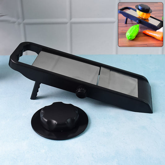 Supermom Adjustable Plastic Slicer, 1-Piece, Black / Silver