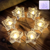 Flameless Star-Shaped LED Candles
