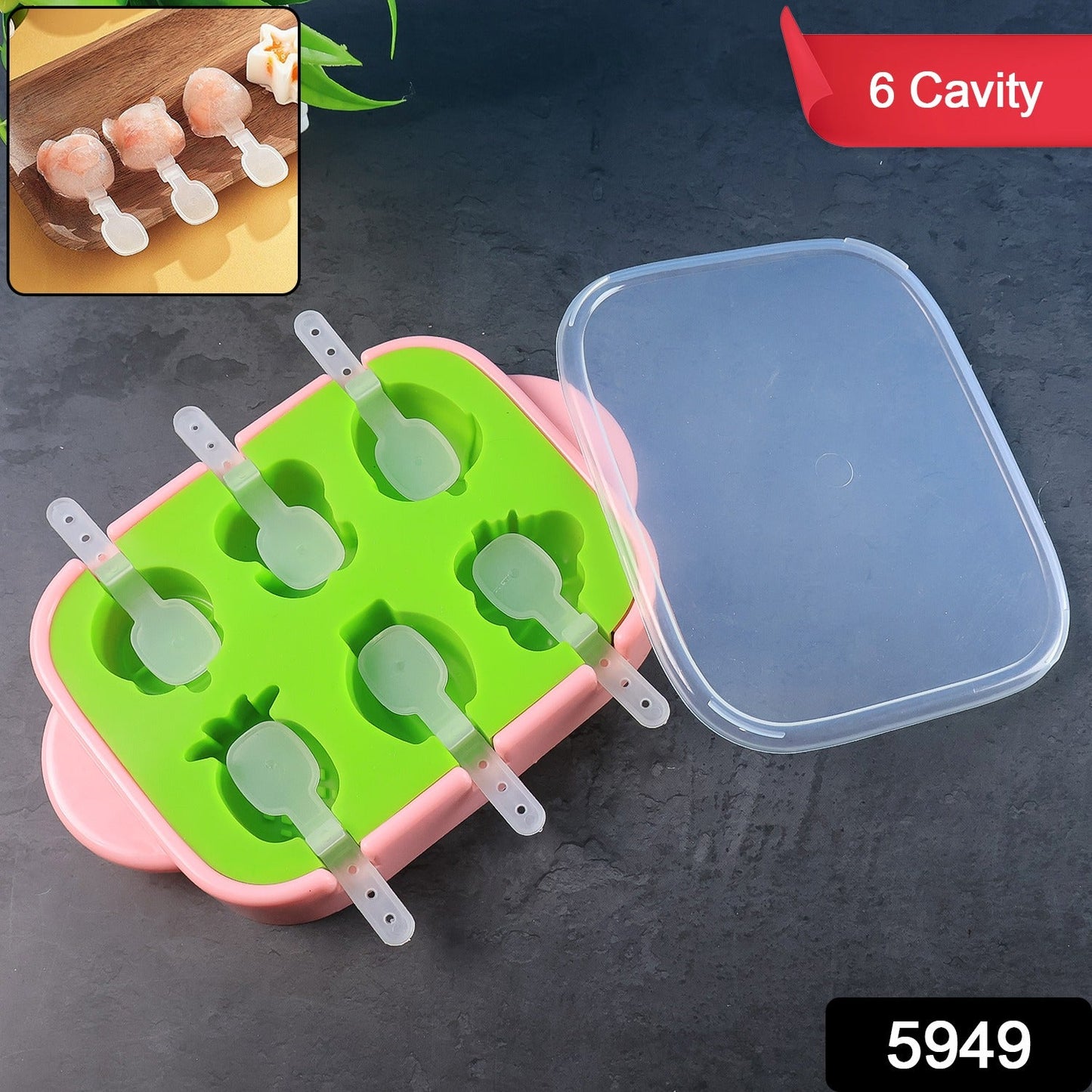 6-Cavity Popsicle Mold