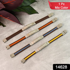 Customized Multicolor Plastic & Stainless Steel Bracelet (Mix Color / 1 Pc)