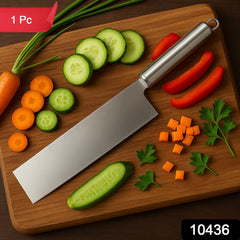 Professional-Grade Stainless Steel Vegetable Cleaver Knife 1 Pc