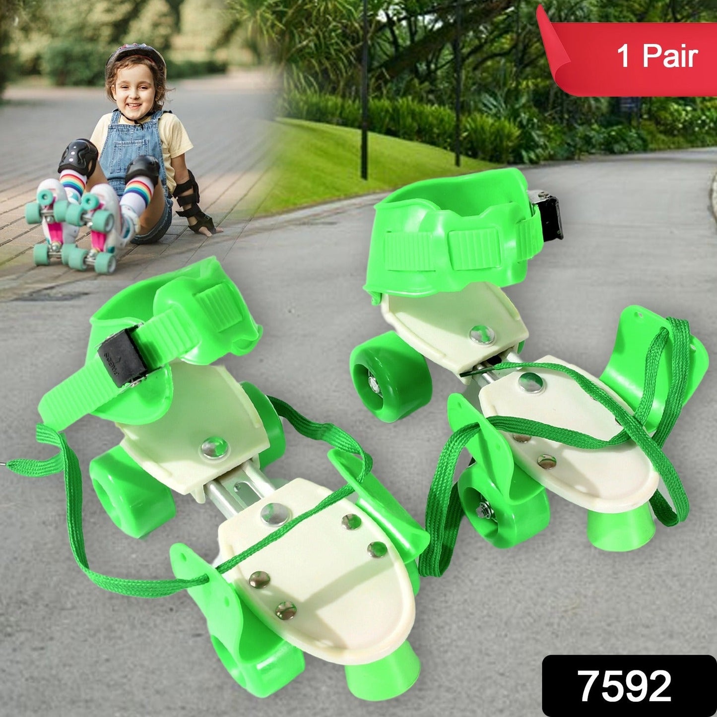 Roller Skates for Kids, Very Adjustable & Comfortable to Use / Roller Skate, Skating / (Pair of 1)