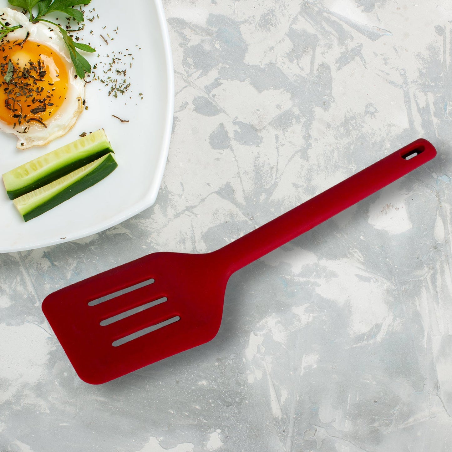 Multipurpose Silicone Spoon, Silicone Basting Spoon Non-Stick Kitchen Utensils Household Gadgets Heat-Resistant Non Stick Spoons Kitchen Cookware Items For Cooking and Baking (6 Pcs Set)