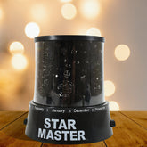 LED Projector Night Light Amazing Lamp, 3 Battery operated lamps, Rotation With the music Function, Master for Kids Bedroom Home Decoration Night Romantic Gift (Battery Not Included / 1 pc)