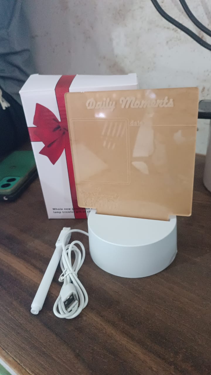 Creative Visualization Lamp 3 D Acrylic Decorative Lamp (1 Pc)