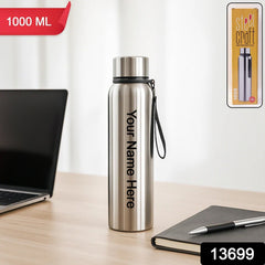 Customize Stainless Steel Vacuum-Insulated Drink Water Bottle (1000 ML)