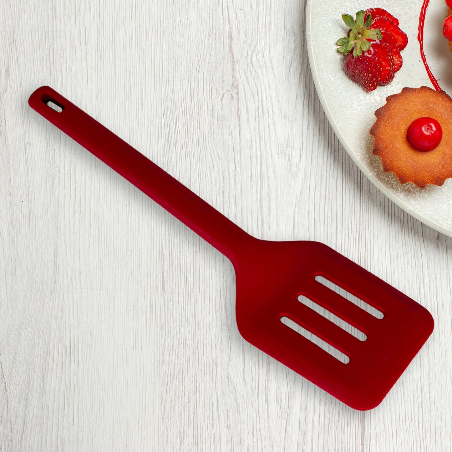 Multipurpose Silicone Spoon, Silicone Basting Spoon Non-Stick Kitchen Utensils Household Gadgets Heat-Resistant Non Stick Spoons Kitchen Cookware Items For Cooking and Baking (6 Pcs Set)