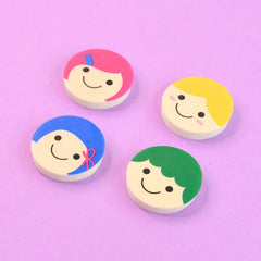 Colorful Round Erasers