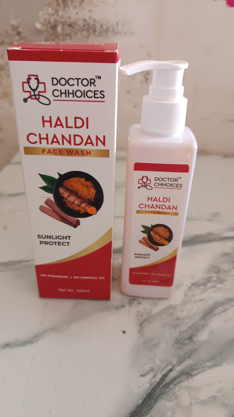 Doctor Chhoices Haldi Chandan Face Wash 200 ml (1 Pc)