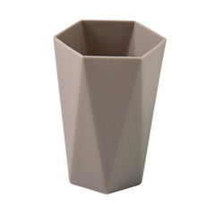Hexagon Design Plastic Water Glass