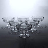 Transparent Glass Sundae Dish