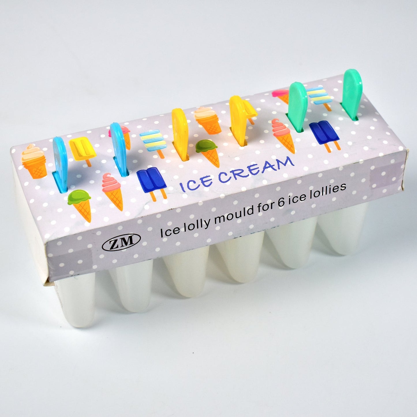 Ice Candy Maker Upgrade sicle Molds Sets 6 Ice Makers Reusable Ice Lolly Cream Mold Home-Made sicles Mould with Stick