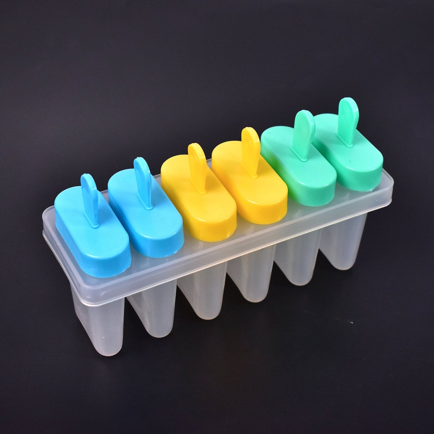 Ice Candy Maker Upgrade sicle Molds Sets 6 Ice Makers Reusable Ice Lolly Cream Mold Home-Made sicles Mould with Stick
