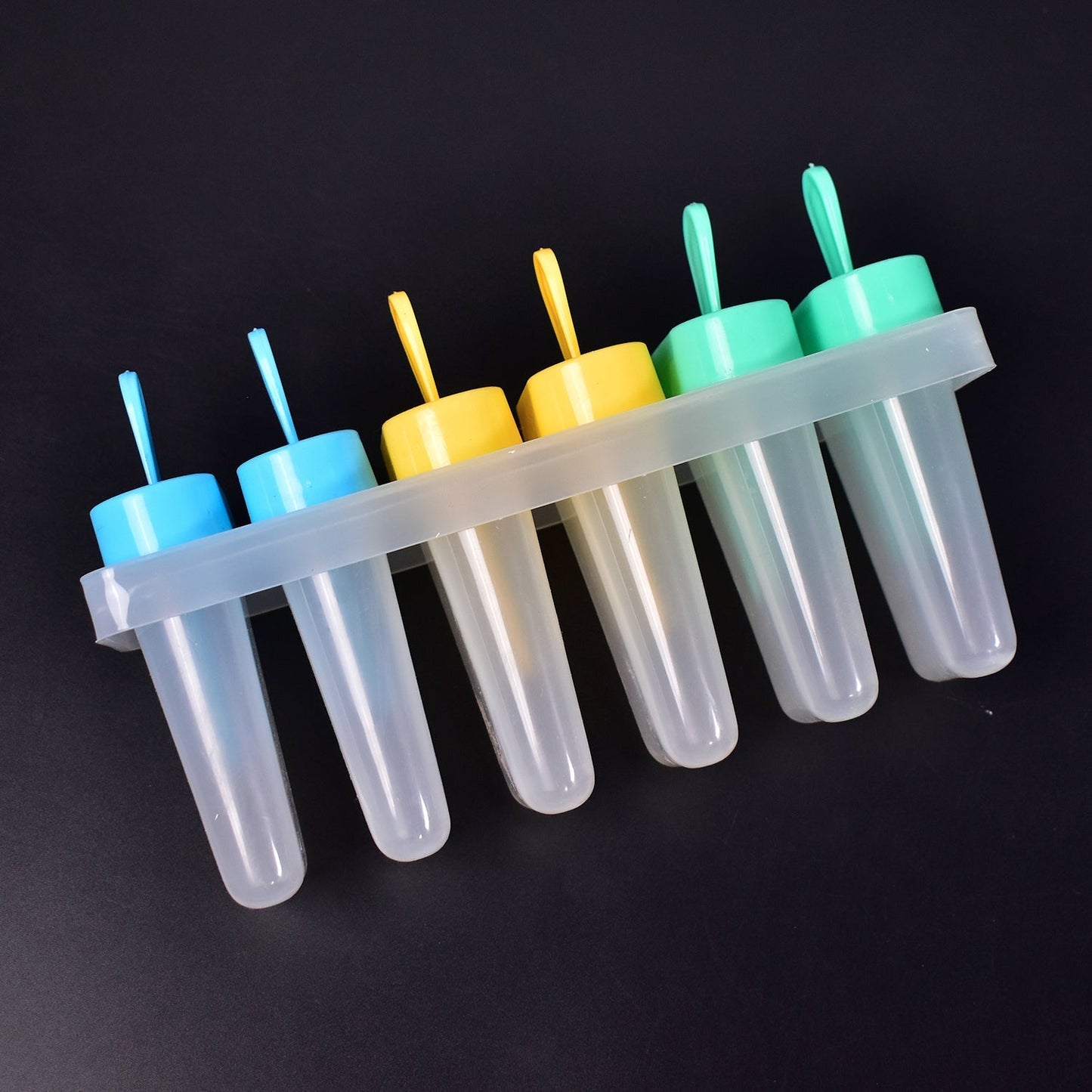 Ice Candy Maker Upgrade sicle Molds Sets 6 Ice Makers Reusable Ice Lolly Cream Mold Home-Made sicles Mould with Stick