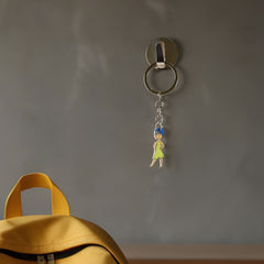 Designer Cartoon Girl Keychain