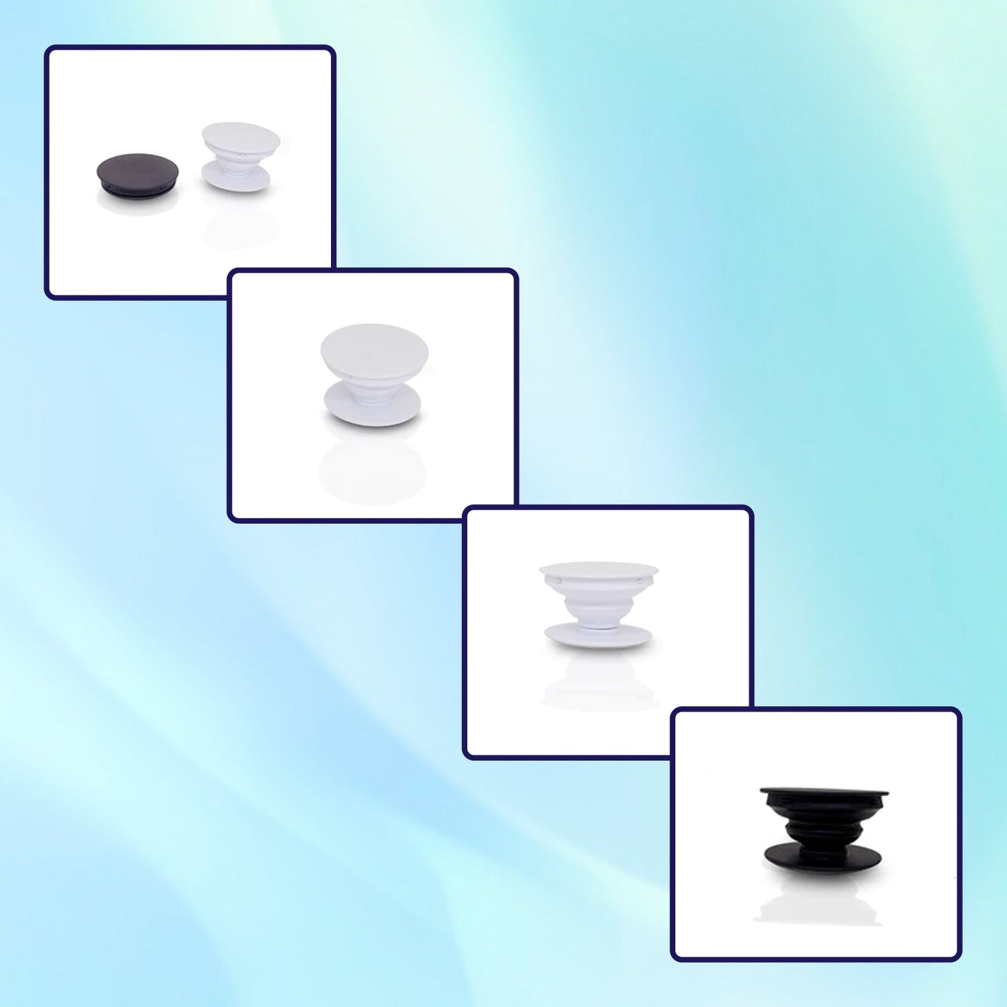 Trendy holder for smartphones.