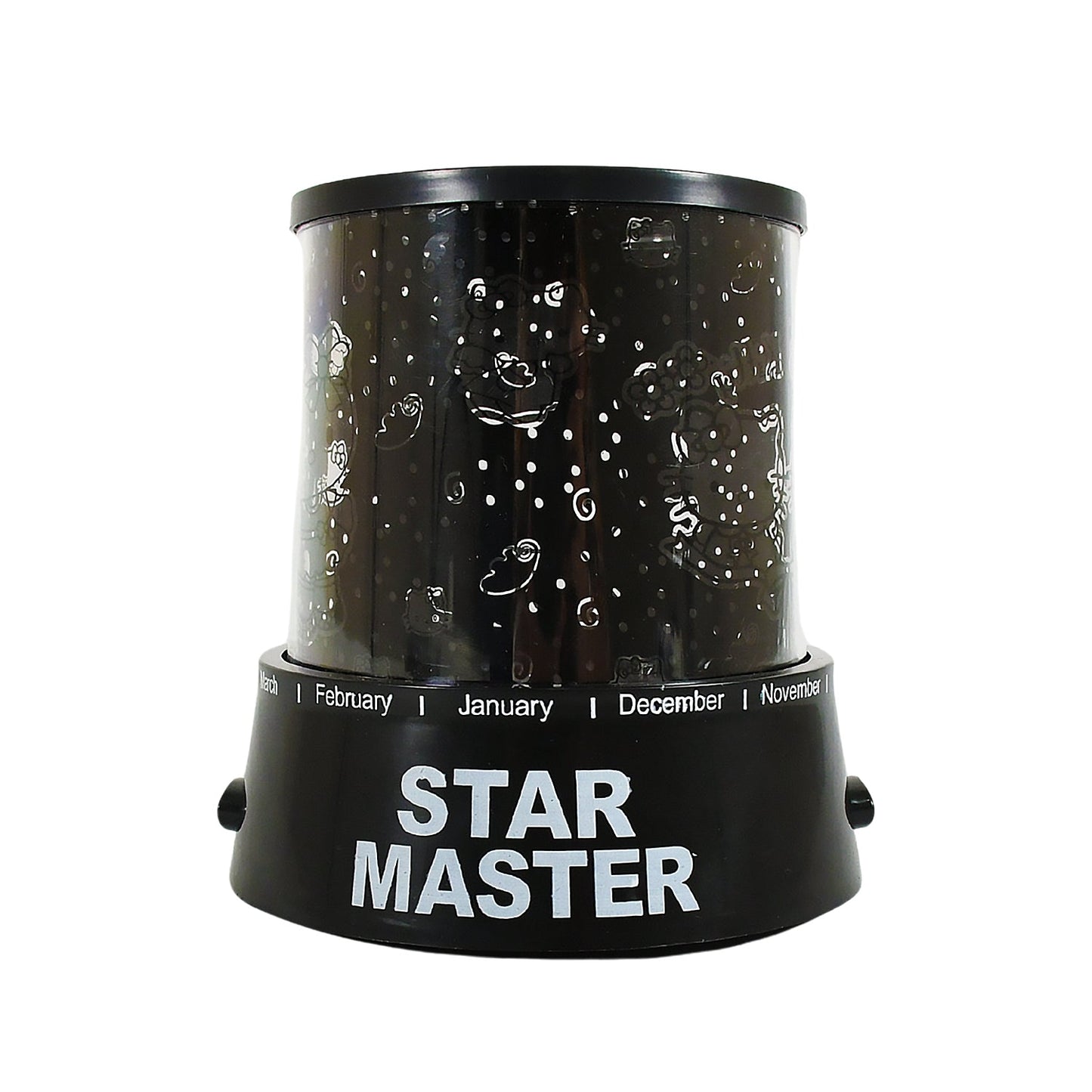 LED Projector Night Light Amazing Lamp, 3 Battery operated lamps, Rotation With the music Function, Master for Kids Bedroom Home Decoration Night Romantic Gift (Battery Not Included / 1 pc)