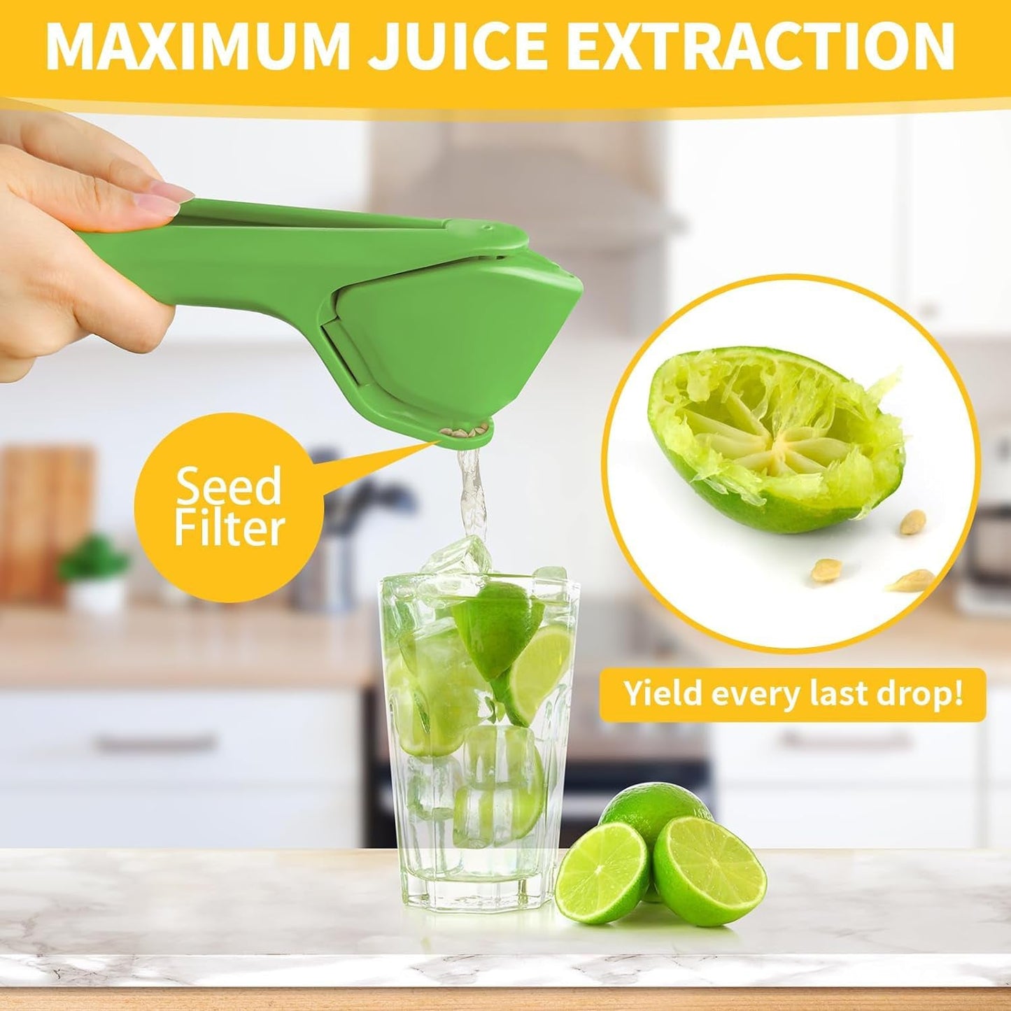 Liger Plastic Manual Handheld Lemon & Orange Squeezer Juice (1 Pc)