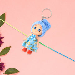 2-in-1 Kids Doll Bracelet cum Keychain – Stylish Soft Toy Bracelet for Daily Use as Bag or Key Ring