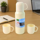 Premium White Vacuum Flask Set