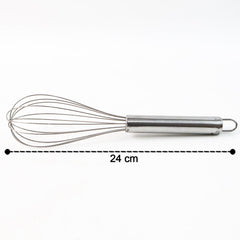 Medium Stainless Steel Balloon Whisk (24cm / 1 Pc)