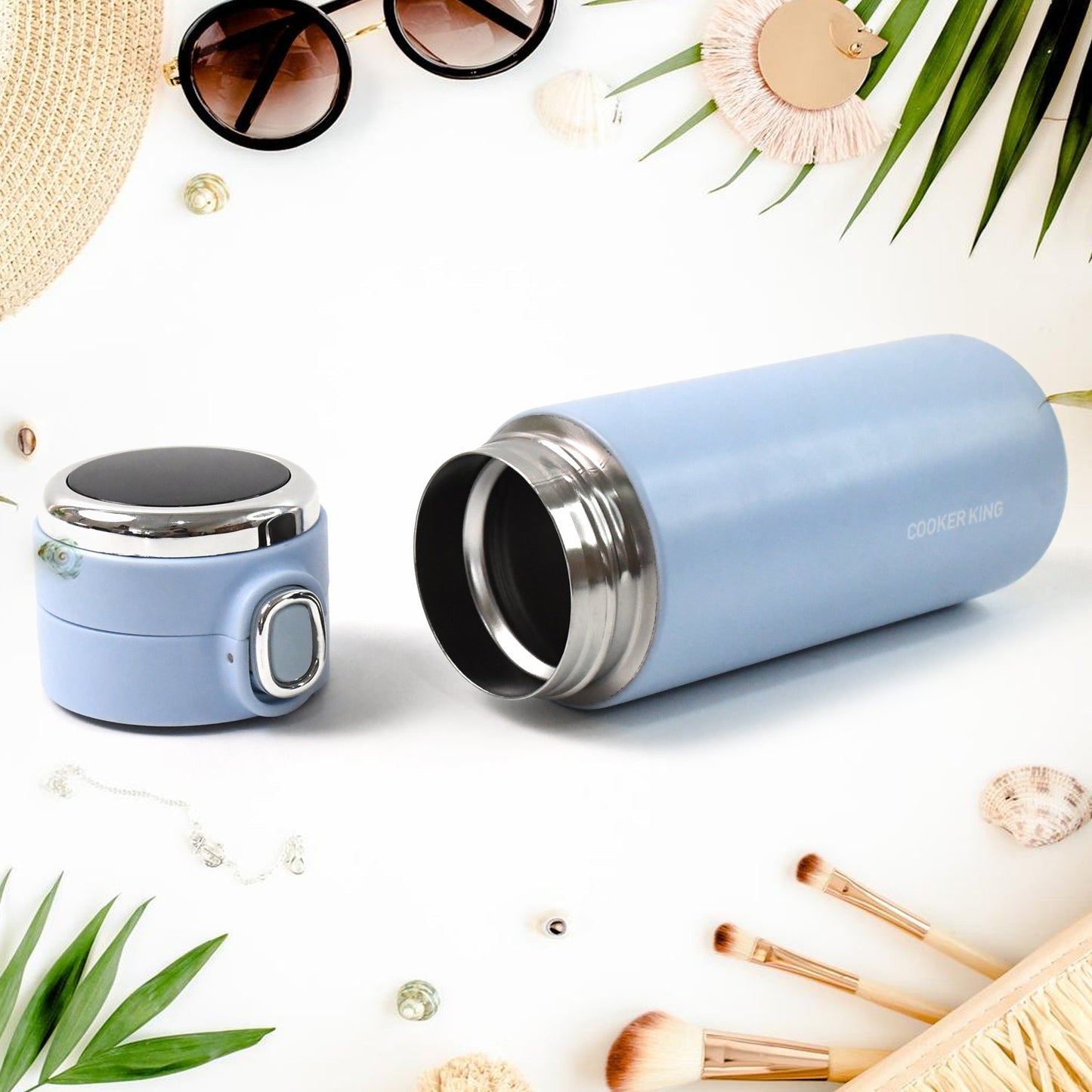Customize Stainless Steel Insulated Vacuum Bottle With Insulated Cap Lock (350ml Approx)
