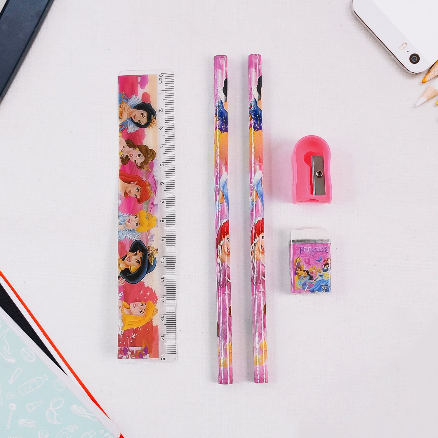 Fun & Functional! 5-in-1 Cartoon Pencil Set for School & Play (5 Pc)