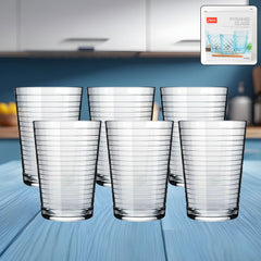 Apex Pyramid Ringo Plastic Glass – 300ml Approx | Durable, Crystal-Clear Tumbler