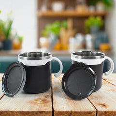 2 Pcs Mocha Mug Set 