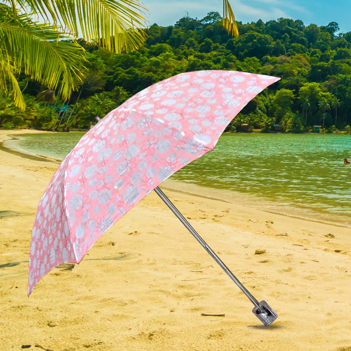 3-Fold Umbrella Summer Sun Protection Foldable Cute UmbrellaÂ || UV Protection Sun Umbrella || Travel Accessories || Umbrella for Children, Girls, and Boys (1 Pc)