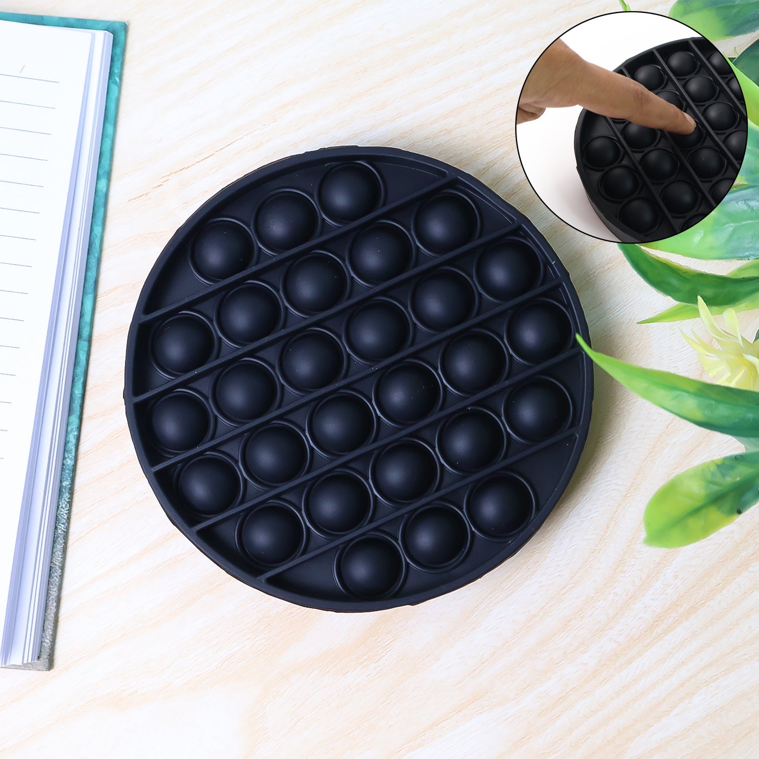 Premium Round Shape Silicone Pop It Fidget Toy (1 Pc)