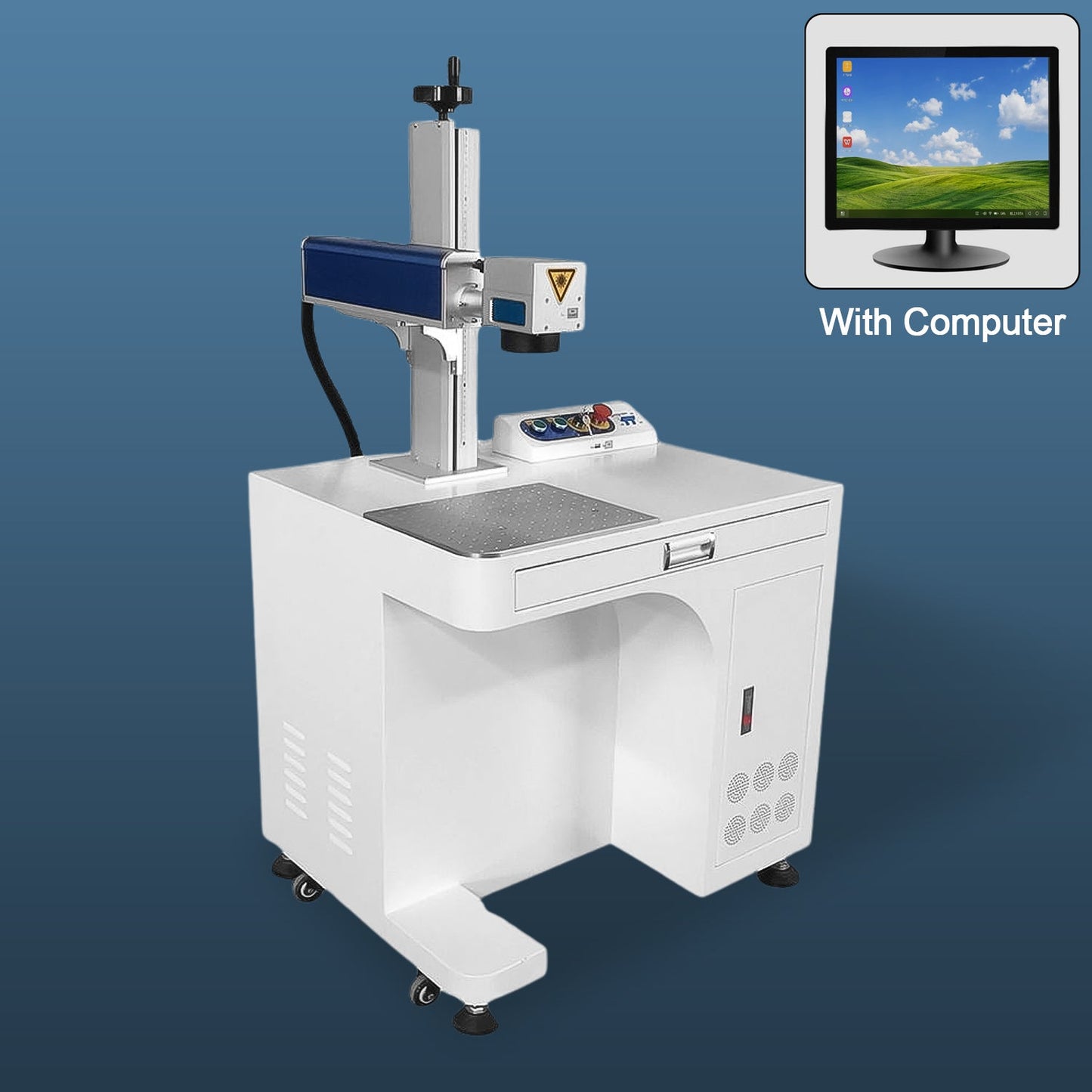SVL 30W High-Precision Laser Machine & Computer
