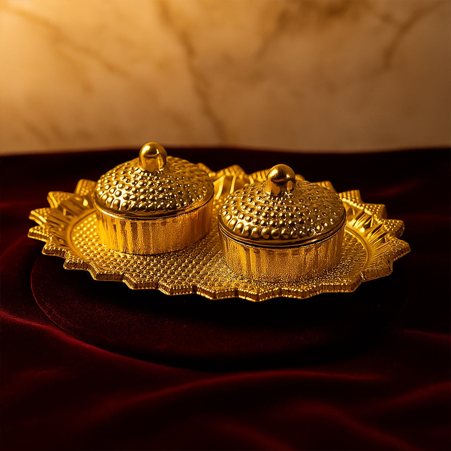 Pooja Kumkum / Roliâ€“Chawal Holder - (1 Pc)