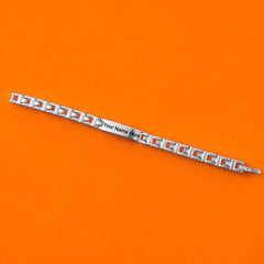 Customized Silver Link Bracelet (1 Pc)