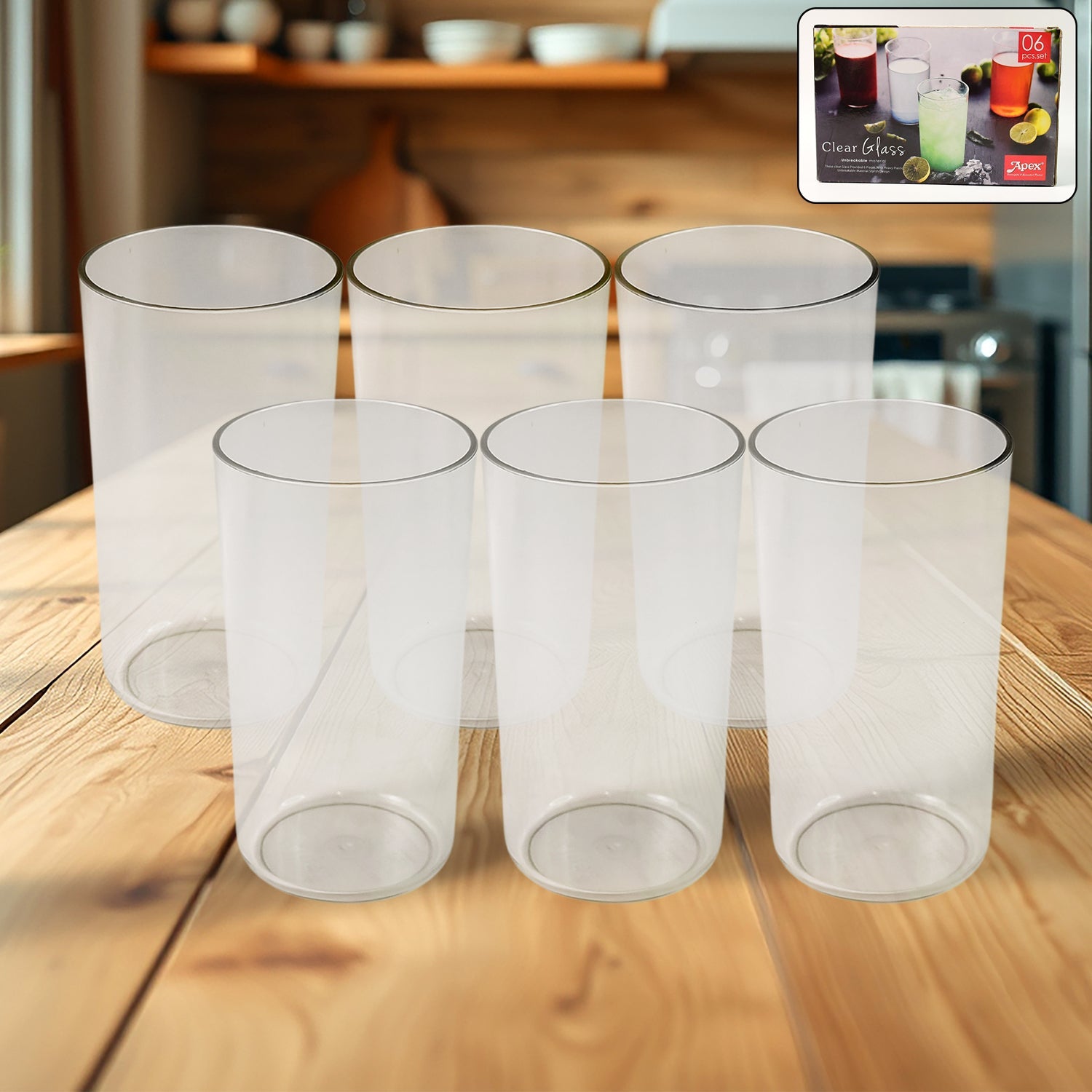 Apex Clear View Plastic Tumbler