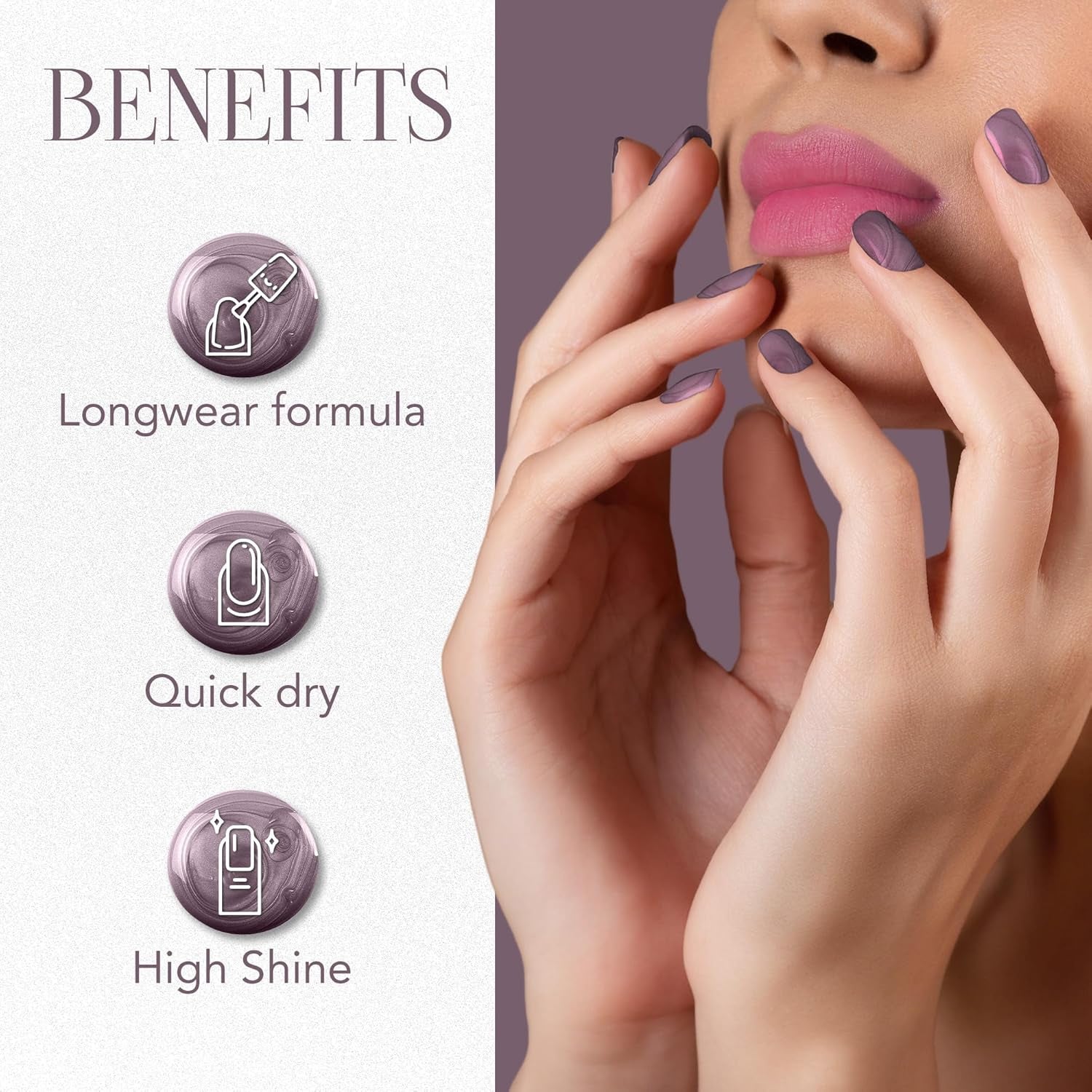 OG Beauty Premium Rose Chrome Metallica Nail Polish (1 Pc / 10 ML)