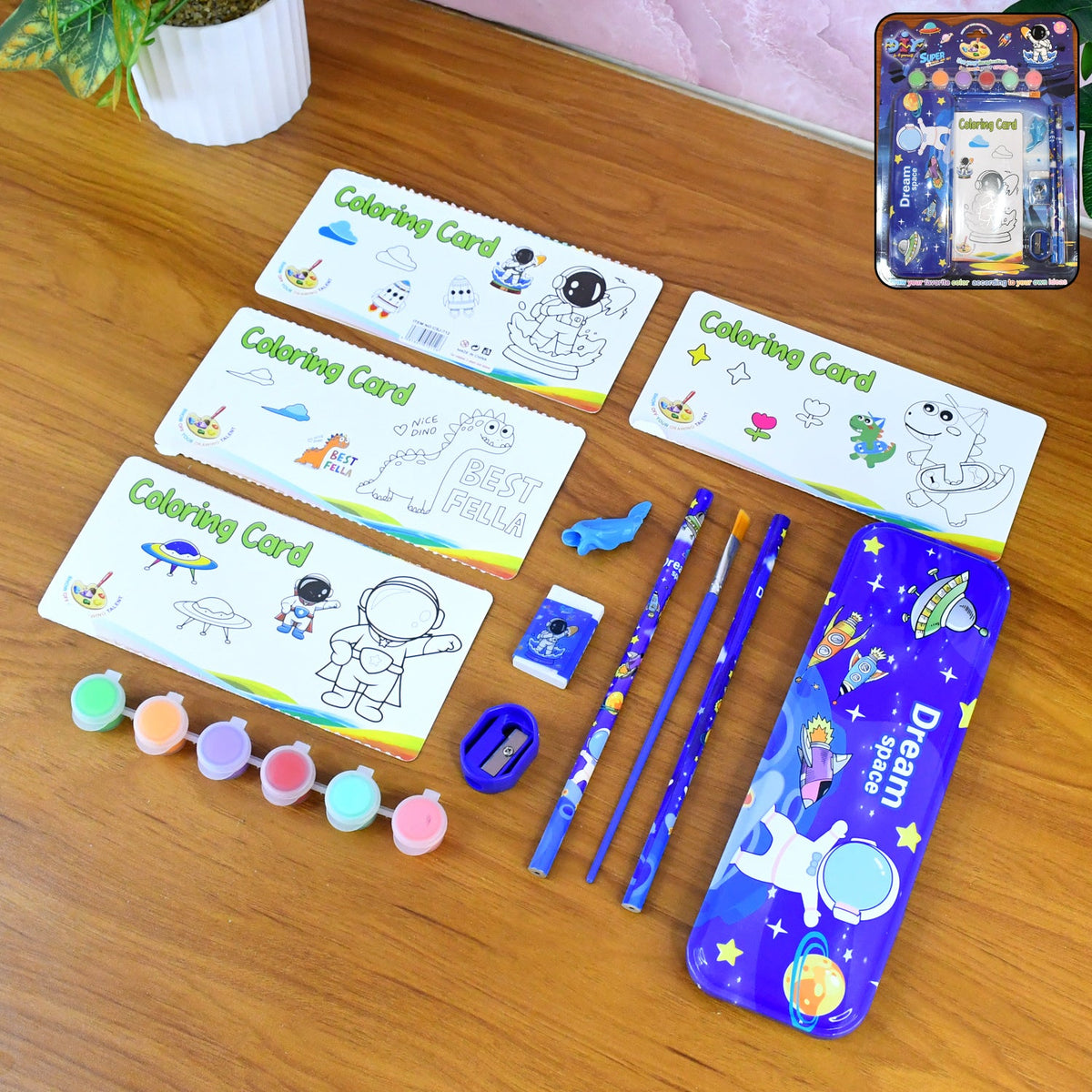 Space Theme Kids Stationery Gift