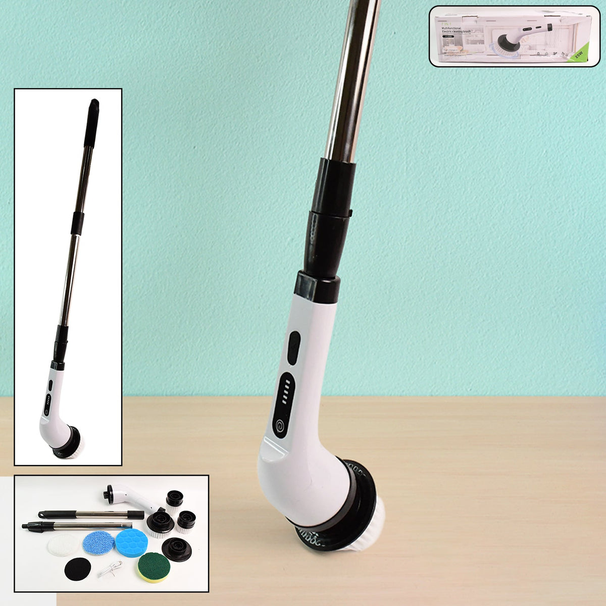 Clean Pro 7-in-1 Spin Scrubber Kit