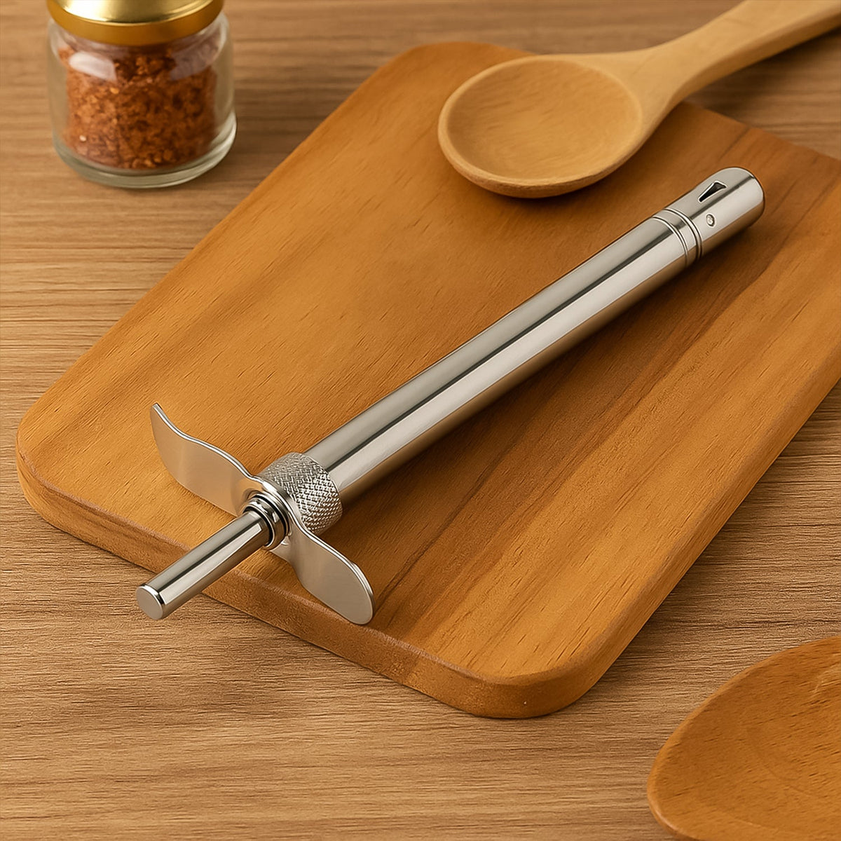 Supermom Momâ€™s Stainless Steel Gas Lighter with German Piezo